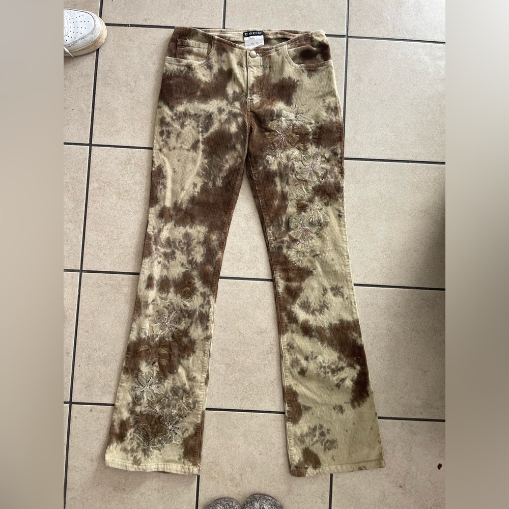 Bebe corduroy low rise pants
